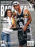 Tony Parker Autographed/Hand Signed Beckett Basketball Magazine - August 2007