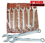 6 Pc Jumbo Open & Boxed Wrench Set 1-3/8