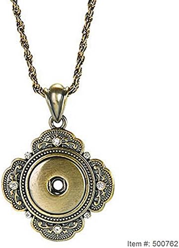 Ginger Snaps 32" AB GRAND NECKLACE SN90-94 Interchangeable Jewelry Snap Accessory