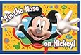 Mickey Party Game, Pin The Nose on Mickey, Multicolored