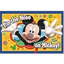 Mickey Party Game, Pin The Nose on Mickey, Multicolored