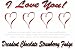 Gourmet Food : "I Love You" Decadent Chocolate/Strawberry Layered Fudge Box