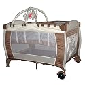 Monsieur Bébé - PE-28 - Lit de Voyage - Pliable - Lit Parapluie Caramel