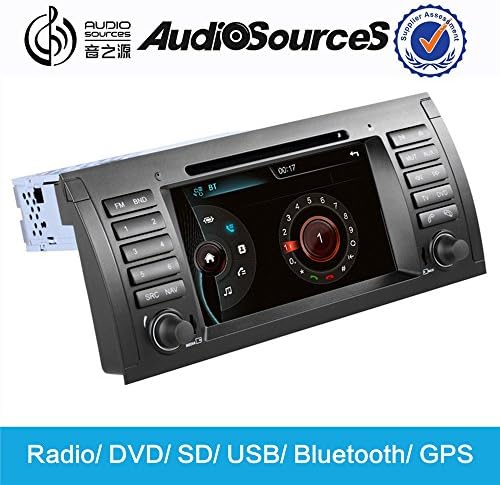 Audiosources Car Stereo DVD Player Car PC Monitor with Gps Navigation Bluetooth,GPS,Input,RDS,Radio For BMW 5 Series:E39 X5:E53 7 Series:E38