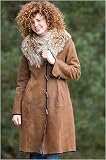 Women's Romy Shearling Coat with Finn Collar