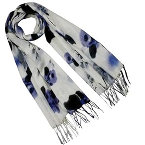 Buy 100% Acrylic Watercolor Flowers Tassel Ends Long Scarf Shawl - Various Colors Available by var goTwisterProductImageStrings = new Object();goTwisterProductImageStrings['prodImageNotAvailTextNoColor'] = 
