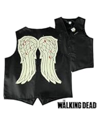 From Amazon.com. Click for details:
 Entertainment Memorabilia: The Walking Dead Officially Licensed Daryl Dixon Biker Vest with Angel Wings - Size: Small Entertainment Memorabilia: The Walking Dead Officially Licensed Daryl Dixon Biker Vest with Angel Wings - Size: Small