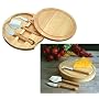 SOLID WOOD CHEESE CUTTING BOARD SET