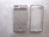 Silver BLING COVER CASE SKIN 4 MOTOROLA DROID X ANDROID