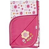 Lamaze 2 Play Interlock Receiving Blanket, Fuschia, Standard