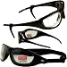 MAKOS VARILUX COMFORT PROGRESSIVE BIFOCAL SUNGLASSES FOAM PADDED MOTOCYCLE SPORTS SAFETY EYEWEAR