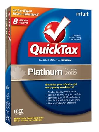 QuickTax Platinum 2009 [Old Version]