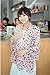 Shop4Clothing365(TM) New Fashion Chiffon Scarf Shawl- Light Pink Background, Colorful Heart-shaped Pattern(SC03-017-01)