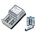 Hama - Battery charger 4xAA/AAA, 2x9V - included batteries: 4 x AA NiMH 2100 mAh