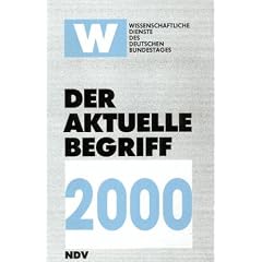 Der Aktuelle Begriff 1990-2000
