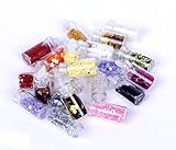 EOZY 20Couleurs Nail Art Mini Bouteille Brillant Strass Poudre Ongle Manucure Décoration