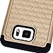Galaxy Note 5 Case, Style4U Galaxy Note 5 Studded Rhinestone Crystal Bling Hybrid Armor Case Cover for Samsung Galaxy Note 5 with 1 Style4U Stylus [Gold/Black]