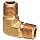 Parker Brass Pipe Fitting, 90 Degree Elbow, NPT Male X NPT Male