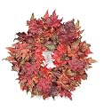 Melrose International  30-Inch Polyester Seattle Maple Leaf Wreath