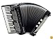 Hohner Morino IV 120 Bass Slavko Avsenik Retro Piano Accordion, Black