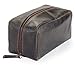 Harris Luxury Leather Dopp Kit Shaving Toiletry Travel Bag