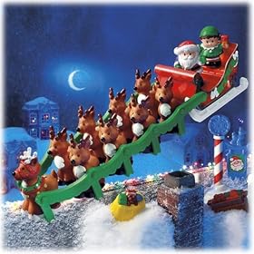 Little People "Twas the Night Before Christmas" Story Set with Book