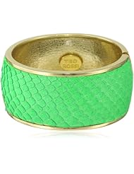 Ted Rossi "Resort" Lizard Metal-Hinged Bracelet