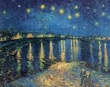 IMAGE OF (16x20) Vincent Van Gogh (Starry Night Over the Rhone) Starlight Painting Poster