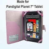 Pandigital Planet 7" Tablet Case / Cover - Pink SRX Executive by Kiwi Cases