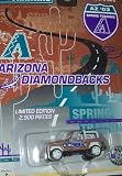 Arizona Diamondbacks 2003 Diecast 1/64 Scale Jeep Wrangler Truck Spring Training MLB Baseball Team Car Collectible