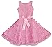 Sunny Fashion Girls Dress Pink Rose Wedding Pageant Boutique