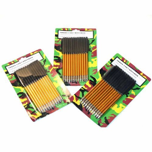 Ace Martial Arts Supply 50-Pounds and 80-Pound Crossbow Arrows Value PACK-12, 36, 60, or 120 Arrows to Choose from.