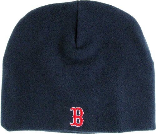 Boston Red Sox Polar Fleece Navy Beanie Hat/Cap