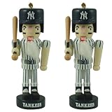 MLB New York Yankees Mini Nutcracker Ornament Set