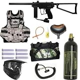 SpyderMR1PaintballGunGXGTacVestSniperSetBlack