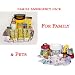 Mayday Family Package I - Emergency Safety Preparedness 72 Hour Kit And Pet Survival Kit For Dogs - Disaster Survival Gear Kits For Home, Work, School, And Office And Prepare For Hurricane Storm, Flood Evacuation, Fire, Or Terrorist Attack