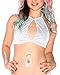 iHeartRaves Disco Keyhole Halter Rave Top