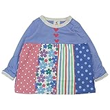 【H28年春物】 chocola(ショコラ) 天竺切替チュニックTシャツ 130cm/ブルーラベンダー NO.CH-1621-13016