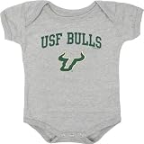 South Florida Bulls Newborn/Infant Dark Ash Big Fan Creeper