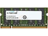 Crucial 2GB Kit (1GBx2) DDR2-800MHz (PC2-6400) 200-pin SODIMM Laptop Memory Upgrade CT2KIT12864AC800