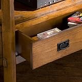 SEI Carson Oak Corner Media Stand