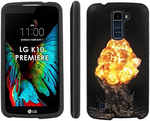 LG K10 [LG Premier LTE] Phone Cover, Nuke - BLACK Slim Guard Armor Phone Case for LG K10 [LG Premier LTE]
