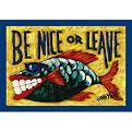Be Nice or Leave Rug - 2'8"x3'10"