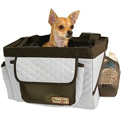 Snoozer Buddy Bike Basket, Grey and Black