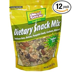 Good Sense Trail Mix, Dietary Snack Mix, 8-Ounce Bags (Pack of 12) by Good Sense