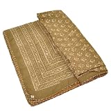 Day Bed Cover Cotton Bedspreads Cotton Block Printing Size Queen ~ ShalinIndia