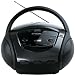 TDK T78834 TBC8211 Boombox CD Player + AM/FM Radio with LED Display & Audio CD, CD-R, CD-RW Playback