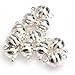 ILOVEDIY 10 Sets Silver Plated Strong Magnetic Clasps Round 10mm for Bracelets Jewelry