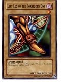Left Leg of the Forbidden One - Exodia Piece (Common) / Single YuGiOh! Card in a Protective Deck Sleeve!