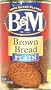 B & M, Bread Brown Plain, 16-Ounce (12 Pack)